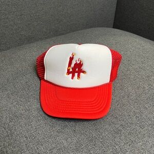 Red and White Trucker Hat